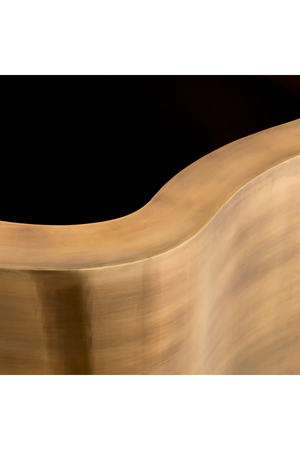 Vintage Brass Organic Planter | Eichholtz Monza | Oroa.com