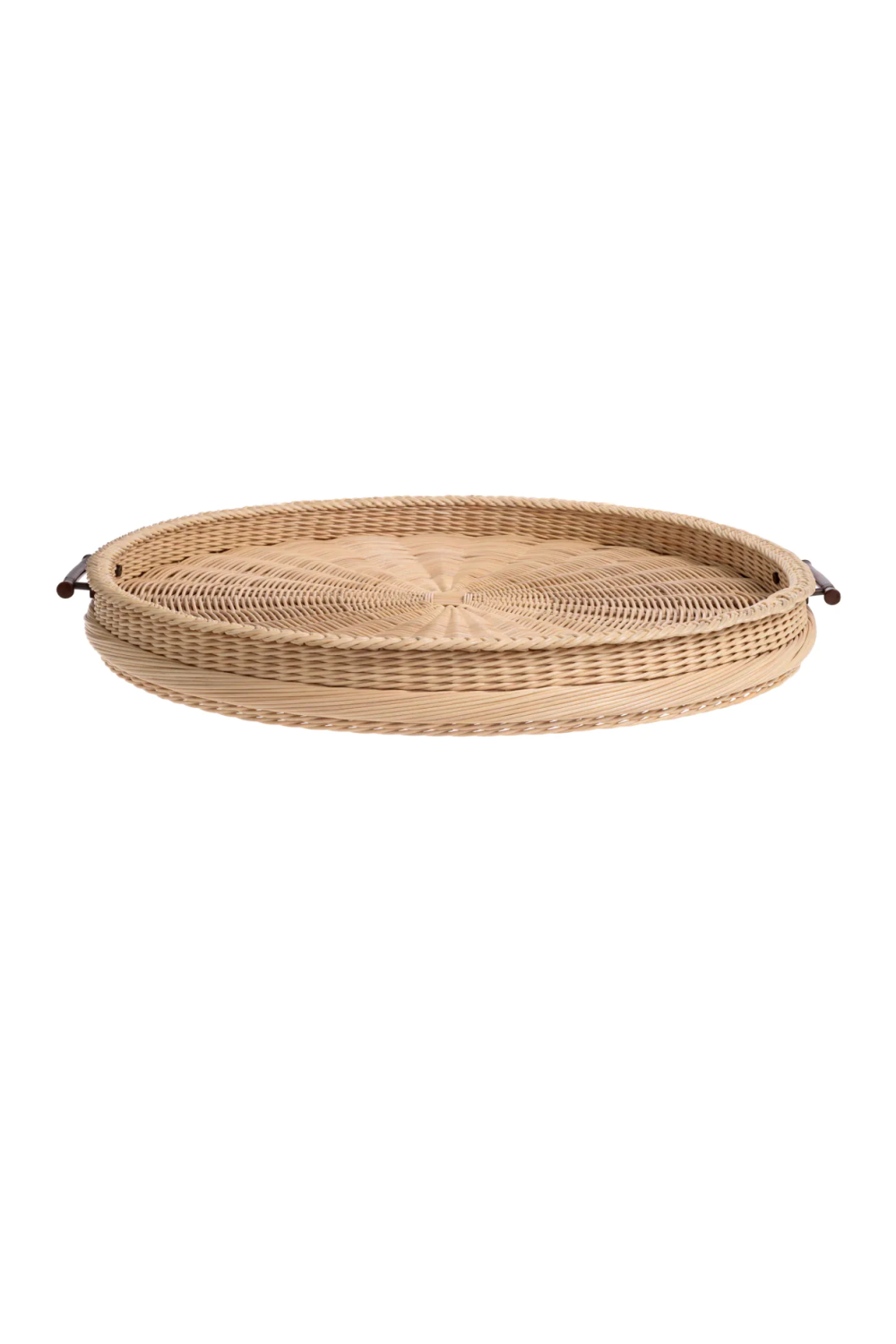 Natural Rattan Round Tray | Eichholtz Vimini | Oroa.com