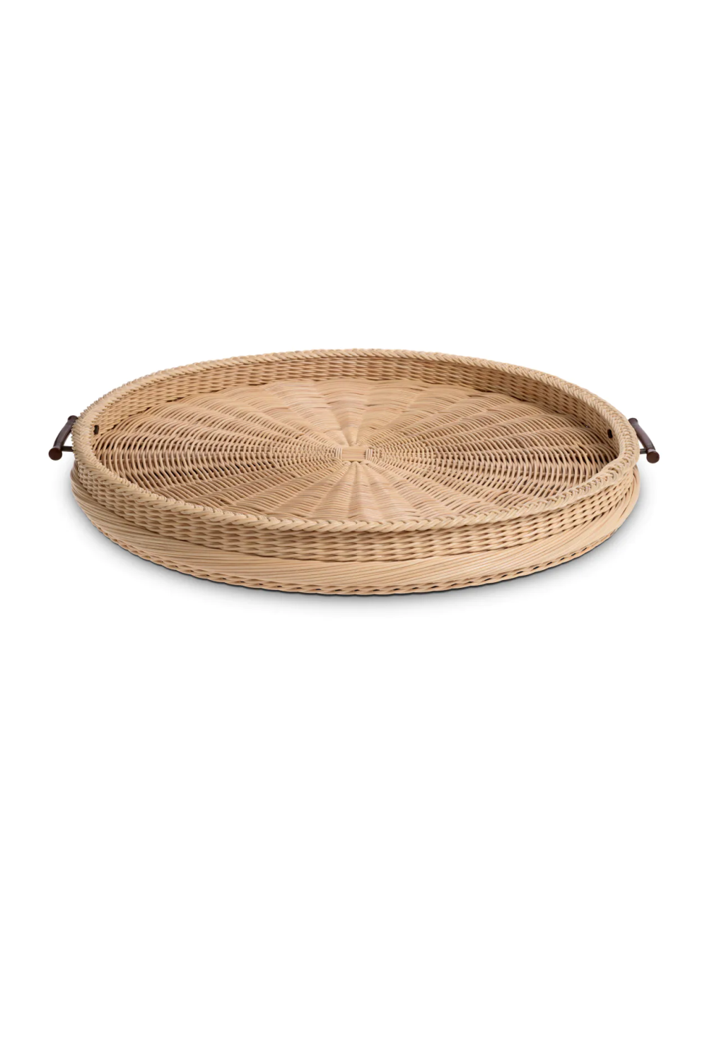 Natural Rattan Round Tray | Eichholtz Vimini | Oroa.com