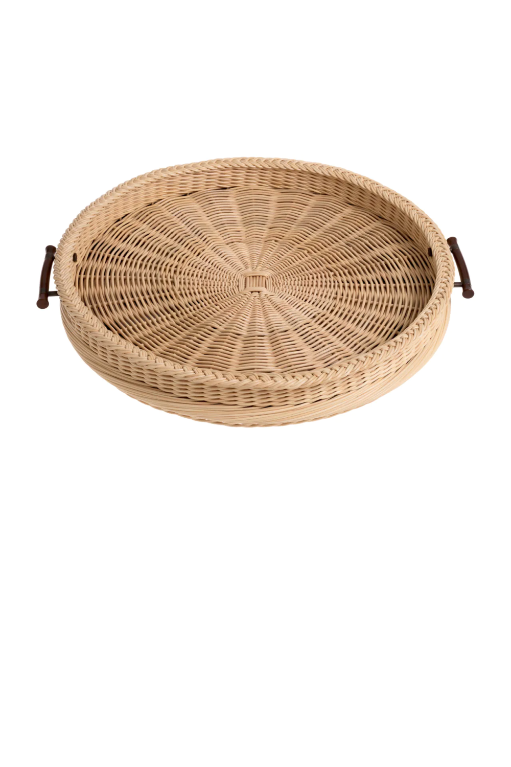 Natural Rattan Round Tray | Eichholtz Vimini | Oroa.com