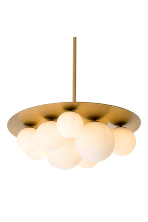 White Glass Globes Chandelier | Eichholtz Orsini | Oroa.com