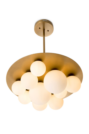 White Glass Globes Chandelier | Eichholtz Orsini | Oroa.com
