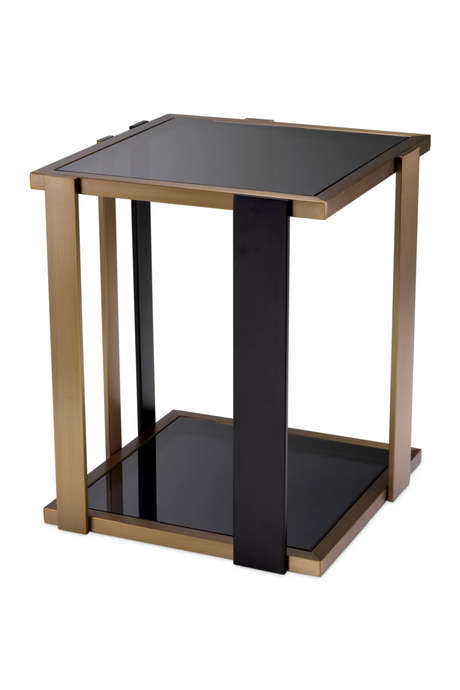 Black Glass Side Table | Eichholtz Clio | Oroa.com