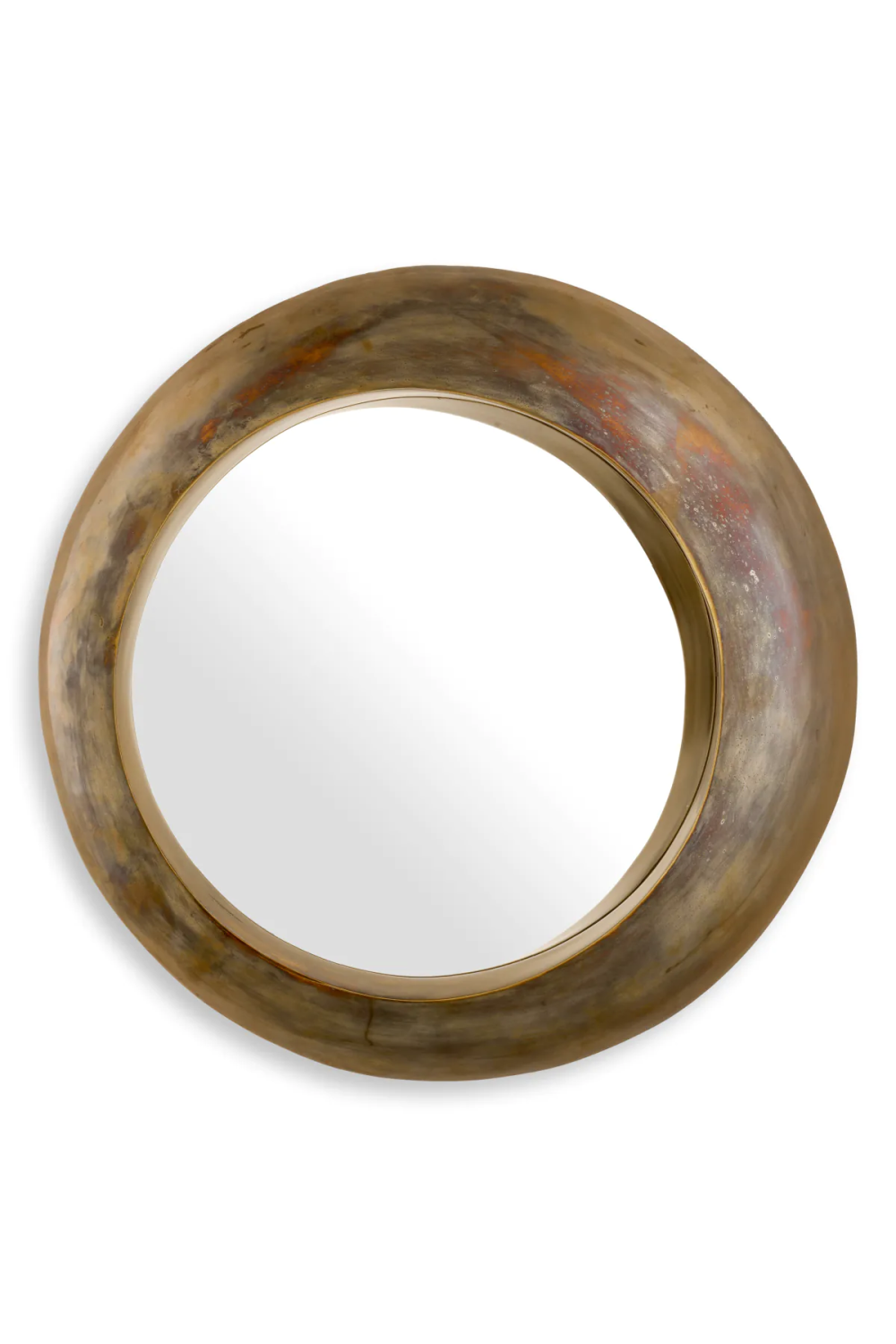 Vintage Brass Round Mirror | Eichholtz Velino | Oroa.com