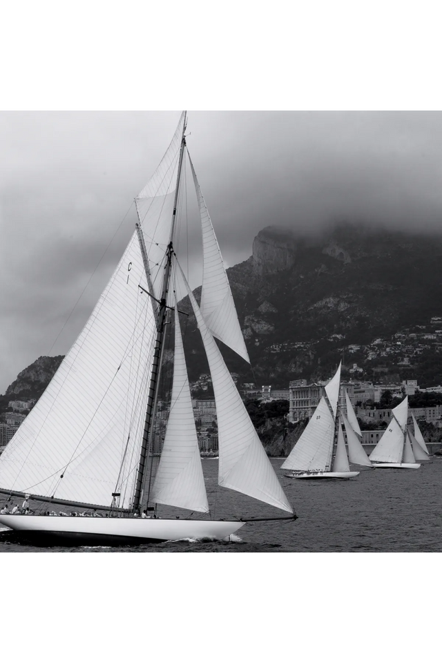 Monochrome Yatch Art Print | Eichholtz Classic Week II | Oroa.com