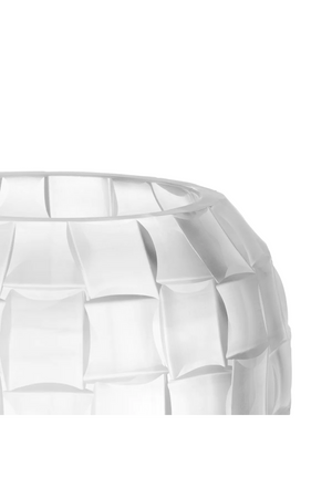 Frosted Hand Blown Glass Vase | Eichholtz Varese | Oroa.com