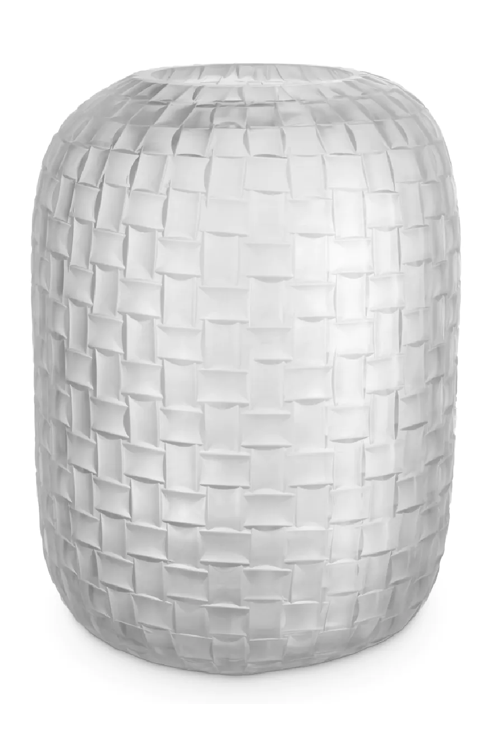 Frosted Hand Blown Glass Vase | Eichholtz Varese | Oroa.com