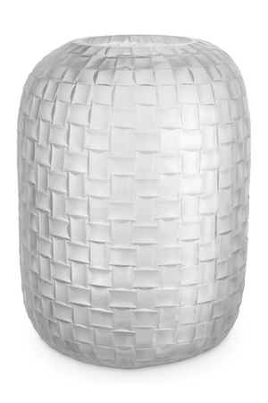 Frosted Hand Blown Glass Vase | Eichholtz Varese | Oroa.com