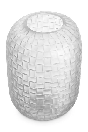 Frosted Hand Blown Glass Vase | Eichholtz Varese | Oroa.com