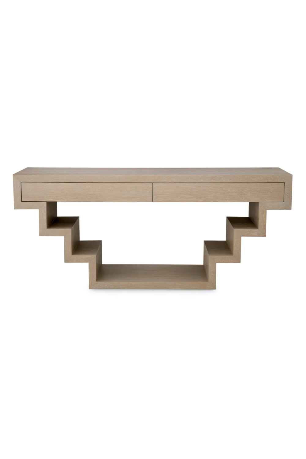 Oak Geometrical Console Table | Eichholtz Rialto | Oroa.com