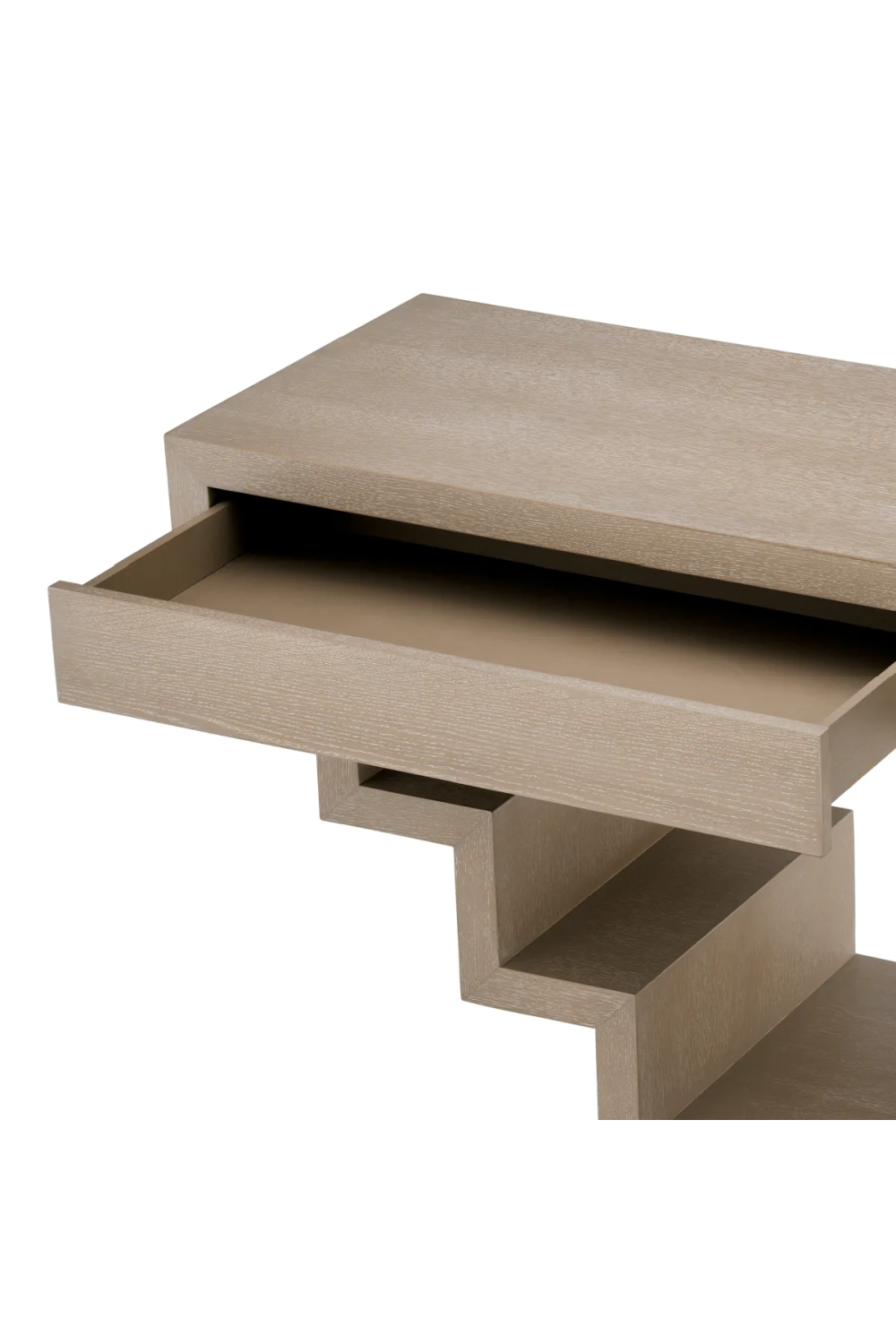 Oak Geometrical Console Table | Eichholtz Rialto | Oroa.com