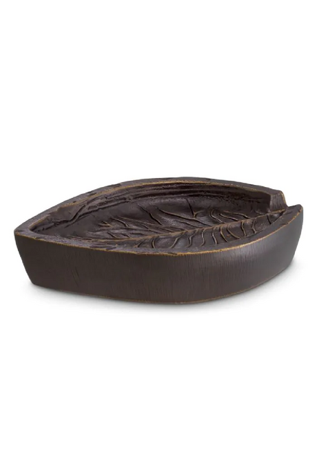 Leaf-Patterned Metal Bowl | Eichholtz Rosselli | Oroa.com