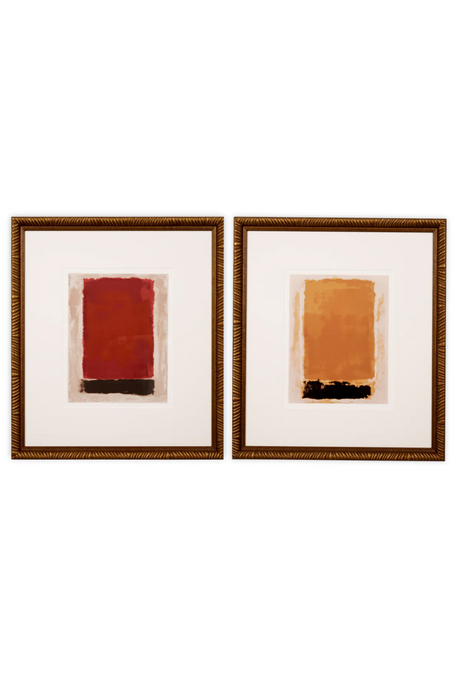Gold-Framed Abstract Art Set (2) | Eichholtz Garnier | Oroa.com