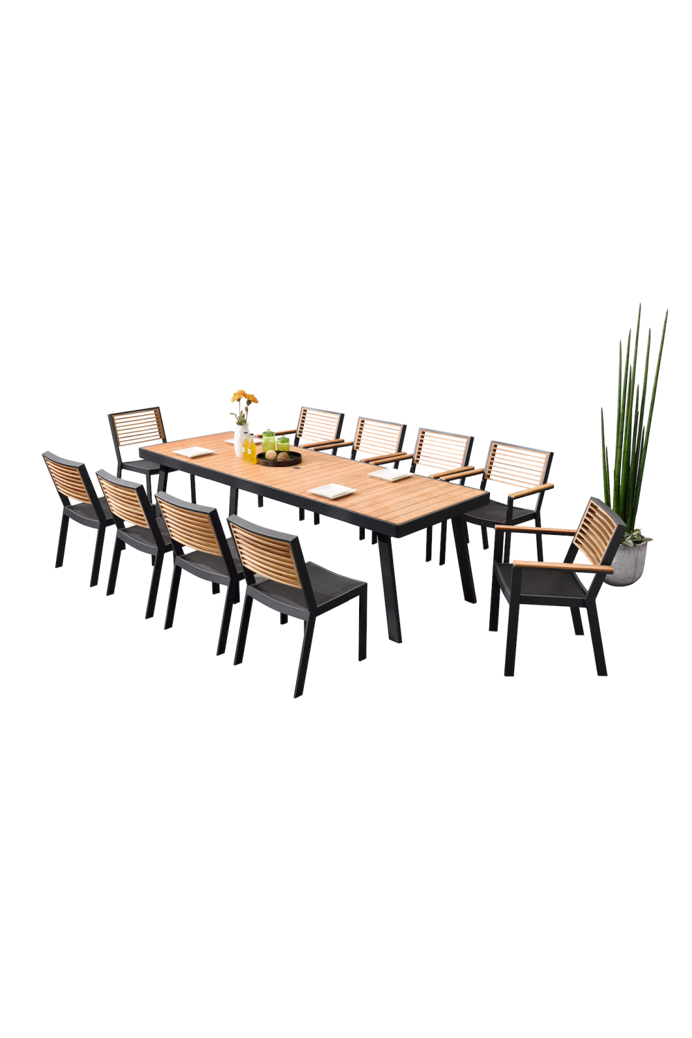 Black Outdoor Dining Armchair | Higold York | Oroa.com