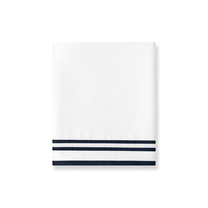430TC Sateen Striped Flat Sheet | Amalia Home Sonata  | Oroa.com