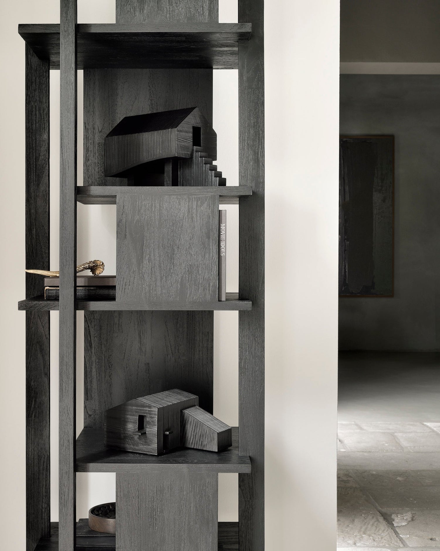 Black Mahogany Deco Object | Ethnicraft Stilt House | OROA.COM