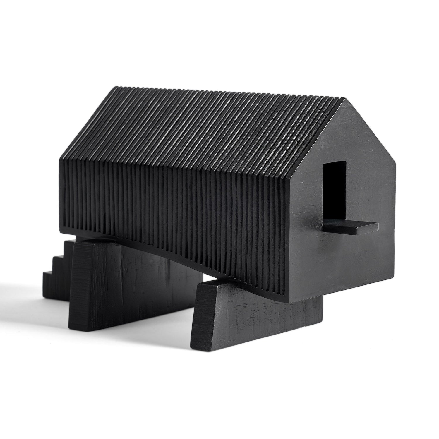 Black Mahogany Deco Object | Ethnicraft Stilt House | OROA.COM