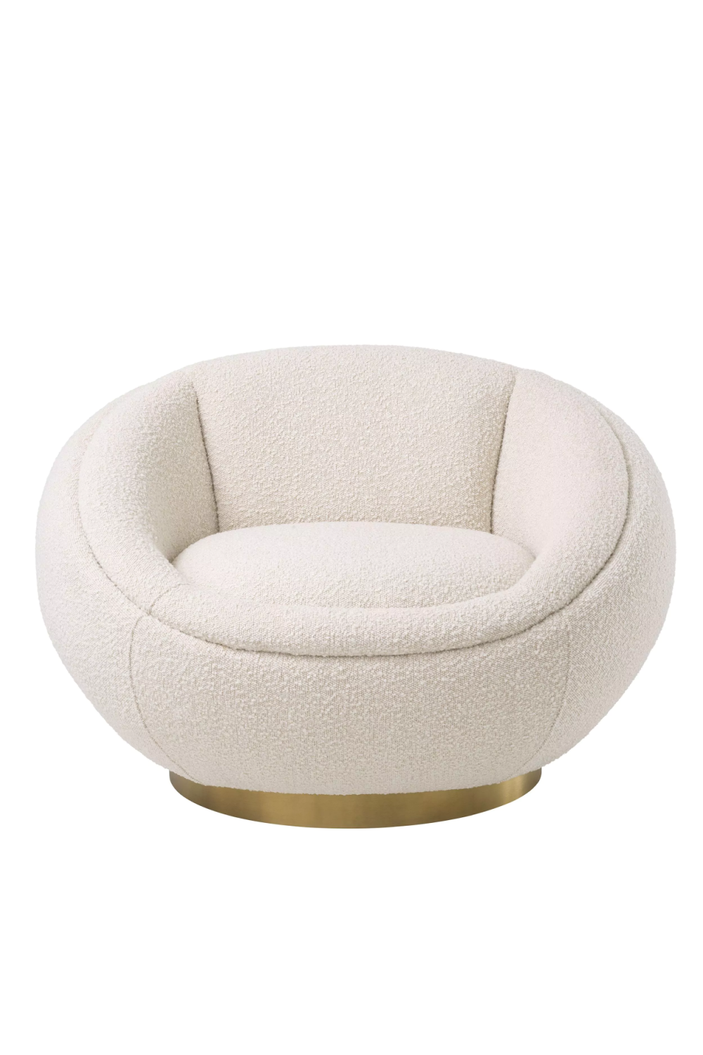 Round Bouclé Swivel Chair | Eichholtz Bollinger | Oroa.com