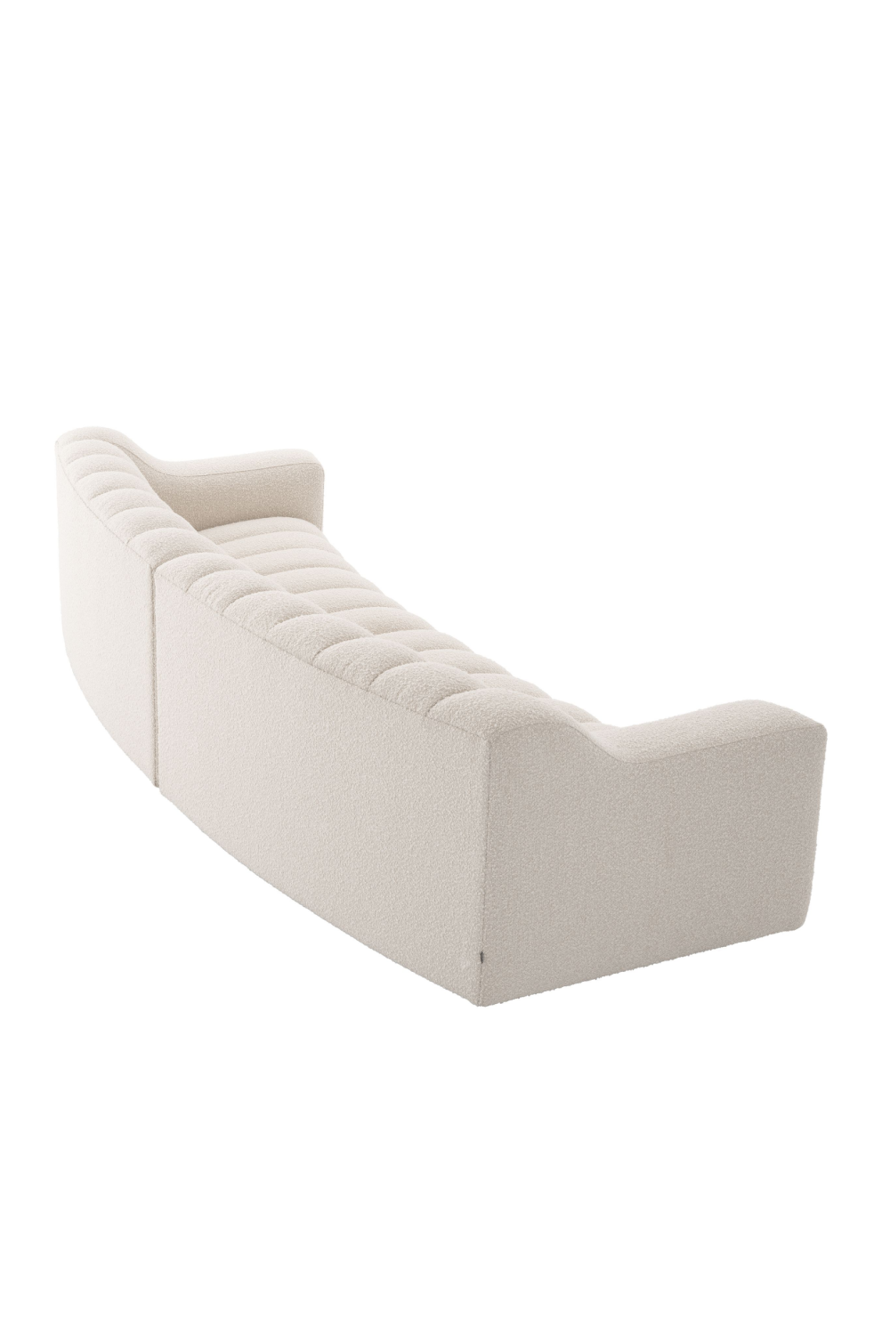 Cream Bouclé Channeled Sofa | Eichholtz Kelly | Oroa.com