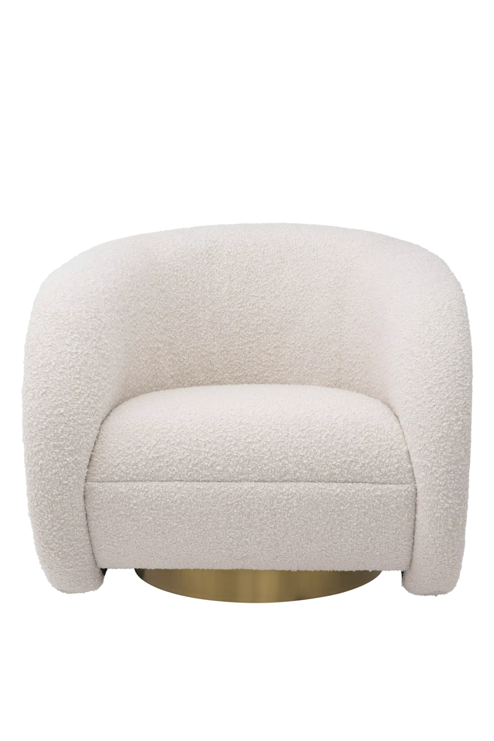 Cream Bouclé  Swivel Chair | Eichholtz Cristo | Oroa.com