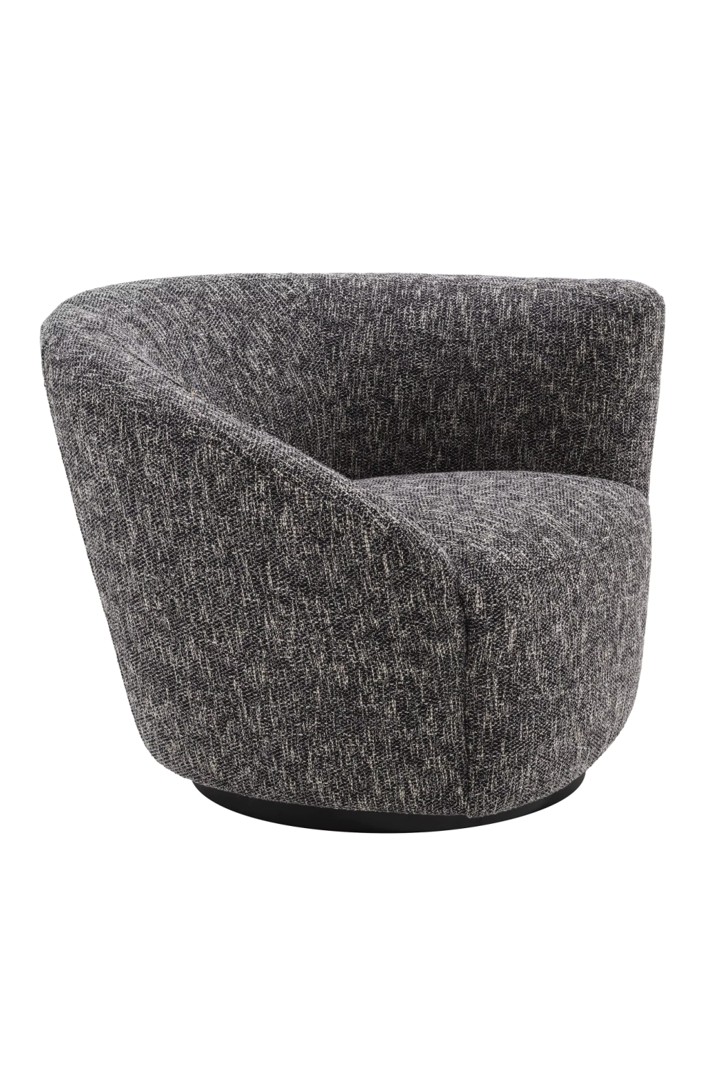 Black Asymmetrical Swivel Chair | Eichholtz Colin | Oroa.com