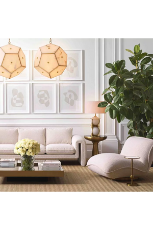 Cream Bouclé Pillow Swivel Chair | Eichholtz Relax | Oroa.com