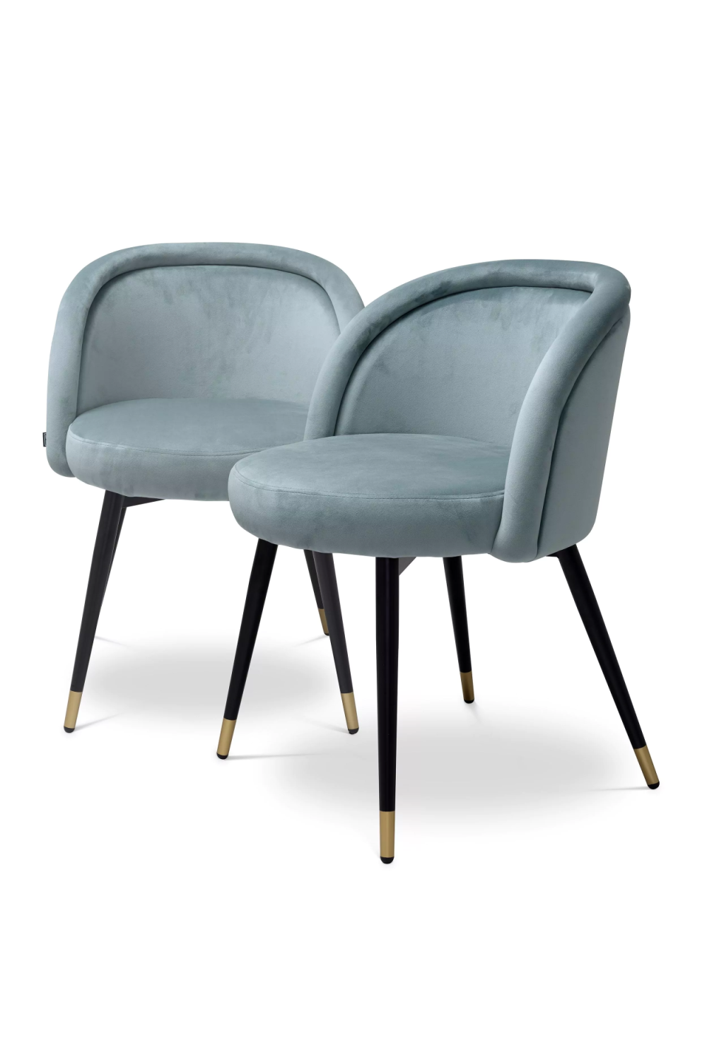 Curved Back Dining Chair Set (2) | Eichholtz Chloé | Oroa.com