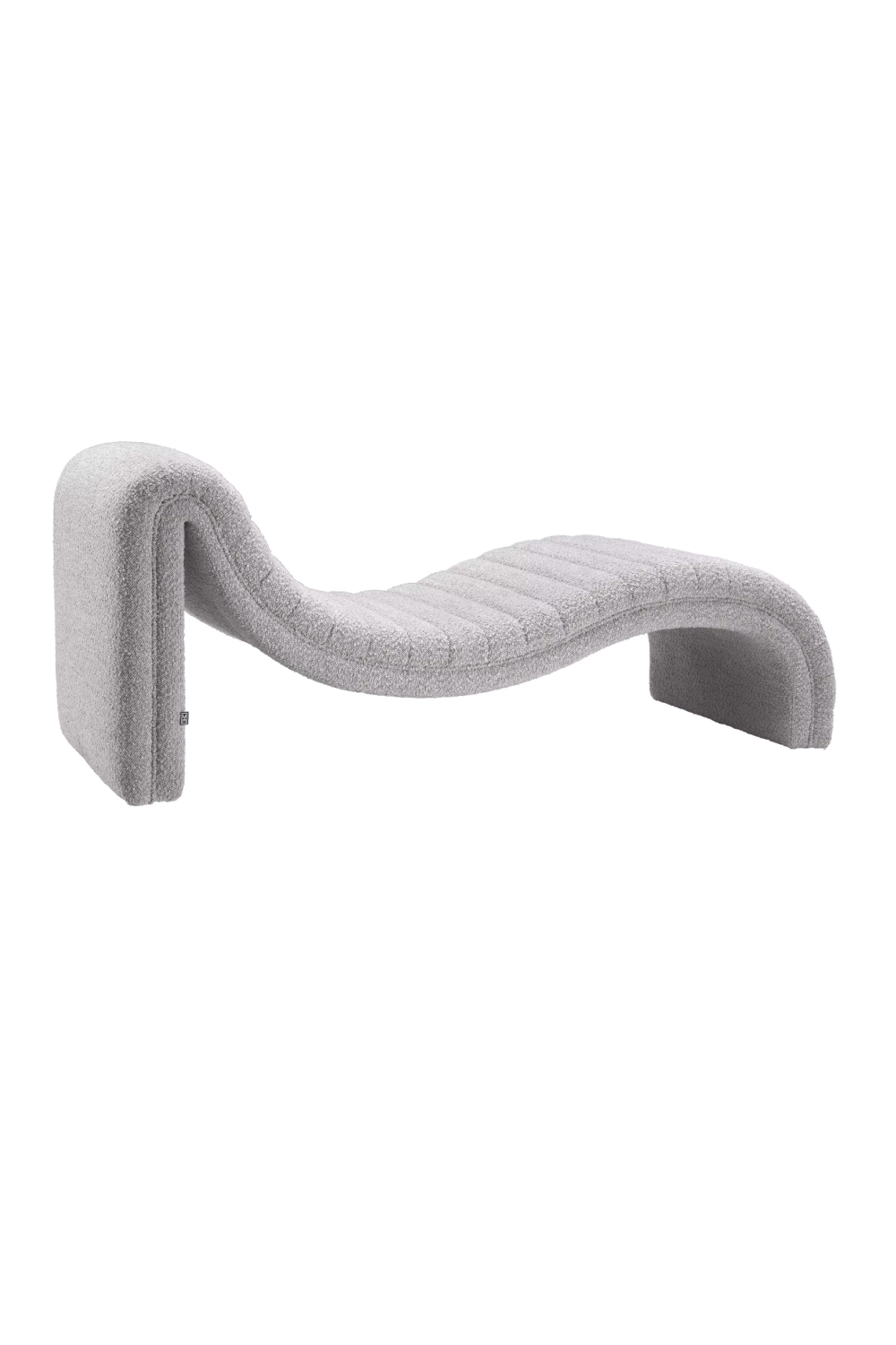 Gray Bouclé Chaise Longue | Eichholtz Pioneer | Oroa.com