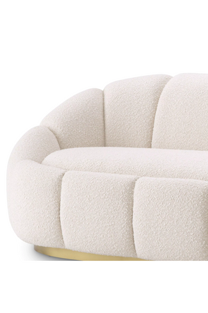 Cream Bouclé Curved Sofa | Eichholtz Inger | Oroa. com