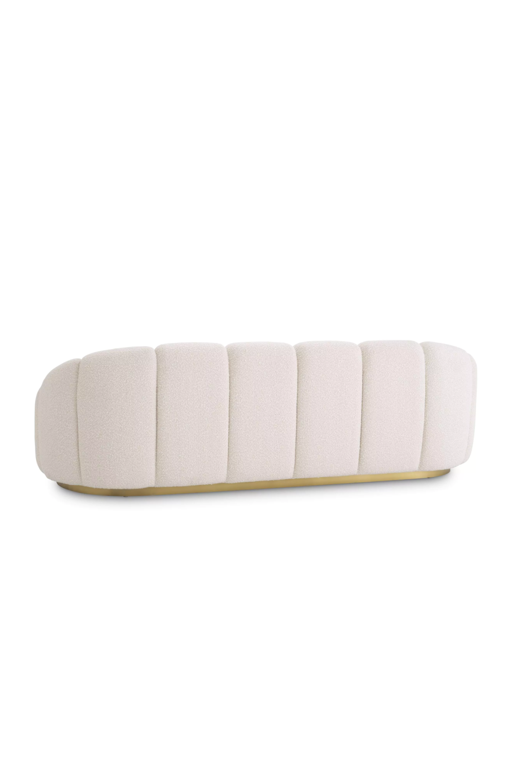 Cream Bouclé Curved Sofa | Eichholtz Inger | Oroa. com