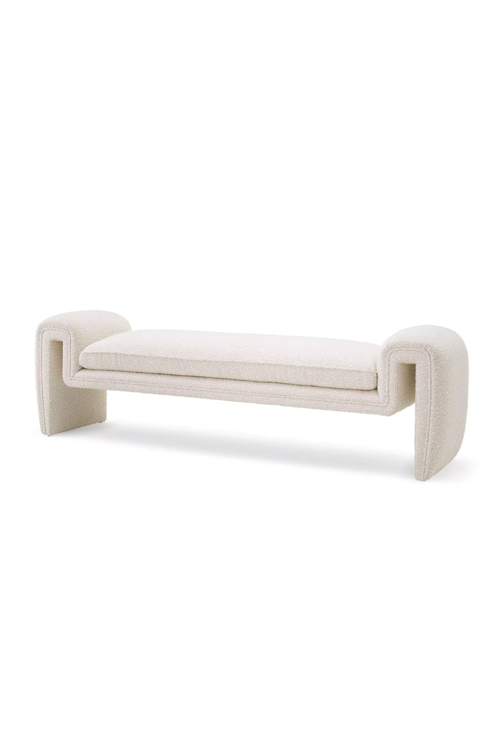 Luxurious Contemporary Bouclé Bench | Eichholtz Tondo | Oroa.com