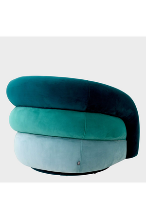 Curved Modern Swivel Armchair | Eichholtz Novelle | Oroa.com