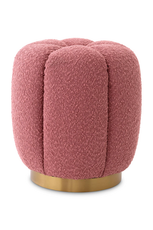Modern Bouclé Stool | Eichholtz Stool Orchanic | Oroa.com