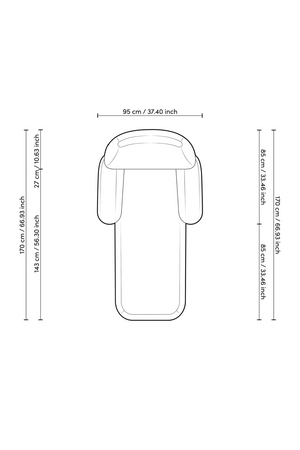 Modern Upholstered Chaise Longue | Eichhotz Udine | Oroa.com