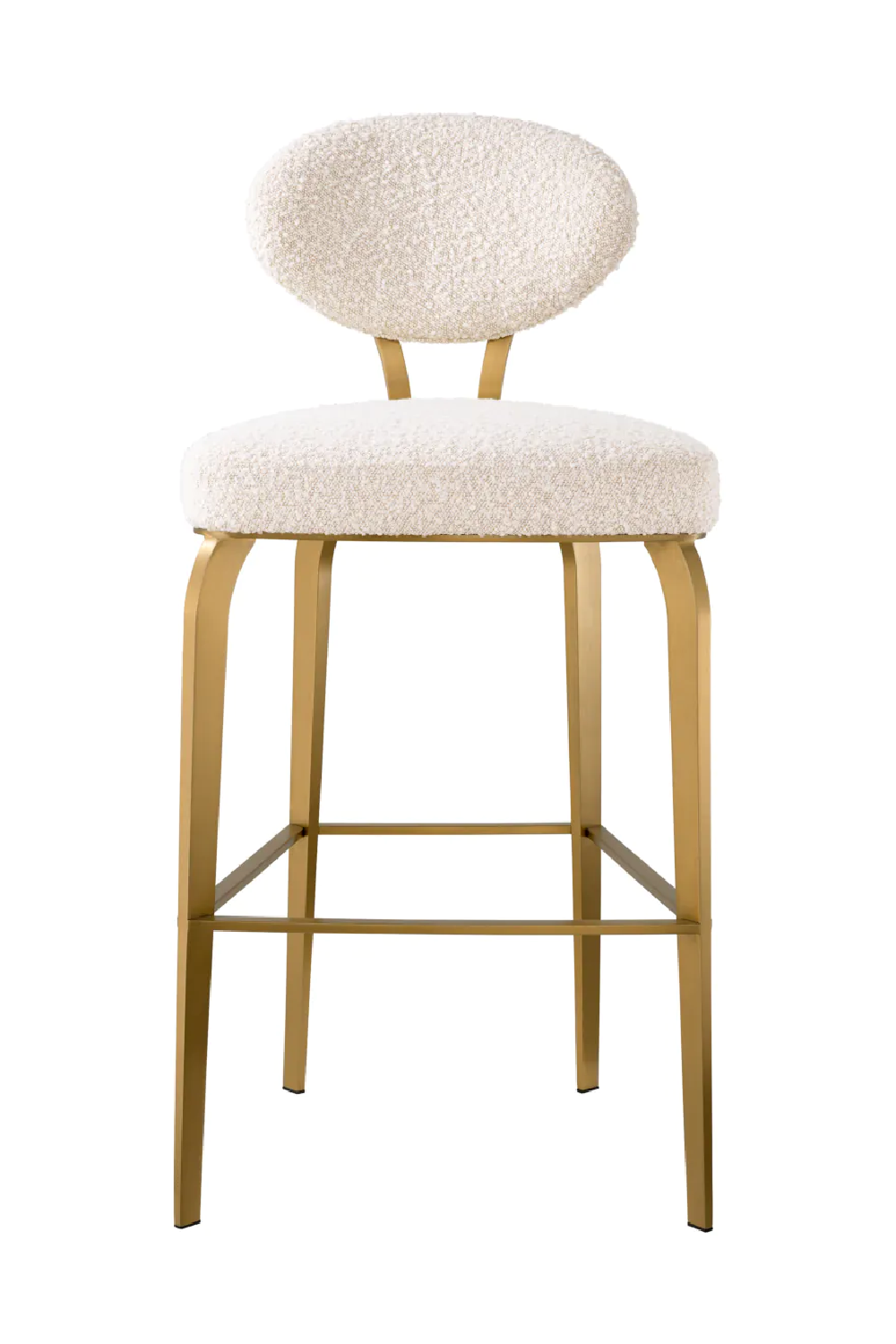 Bouclé Cream Bar Stool | Eichholtz Dorrego | Oroa.com