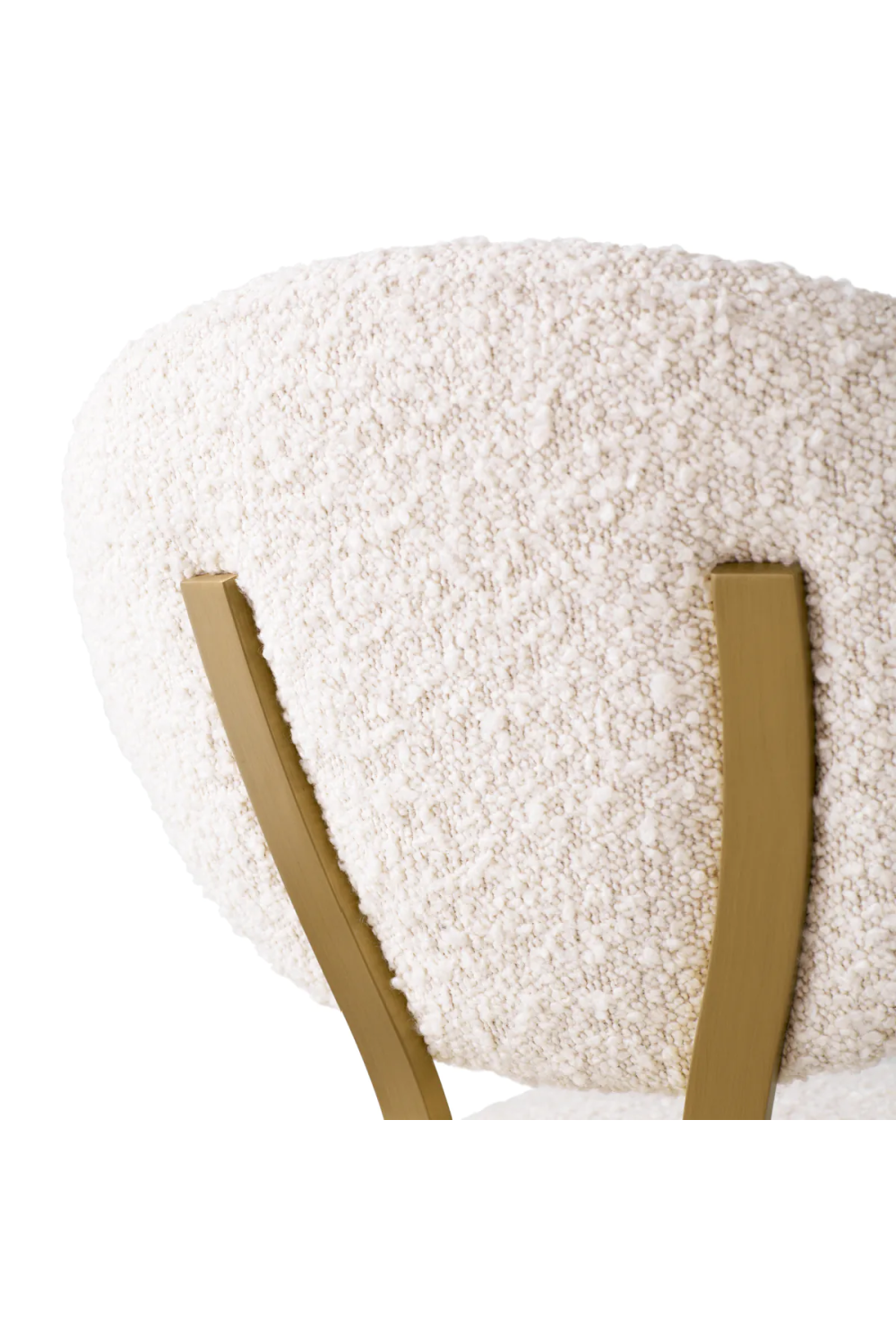 Bouclé Cream Bar Stool | Eichholtz Dorrego | Oroa.com