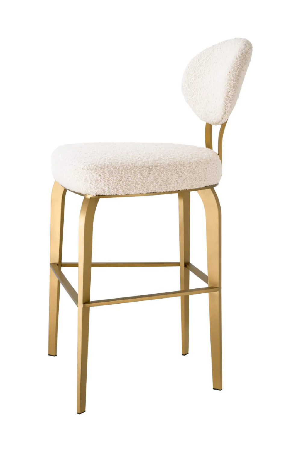Bouclé Cream Counter Stool | Eichholtz Dorrego | Oroa.com