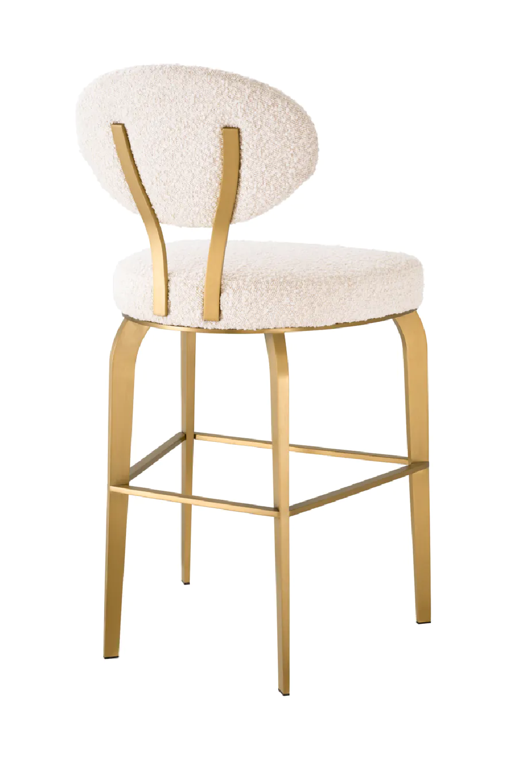 Bouclé Cream Counter Stool | Eichholtz Dorrego | Oroa.com