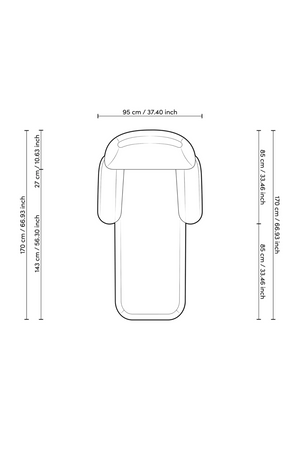Modern Upholstered Chaise Longue | Eichhotz Udine | Oroa.com