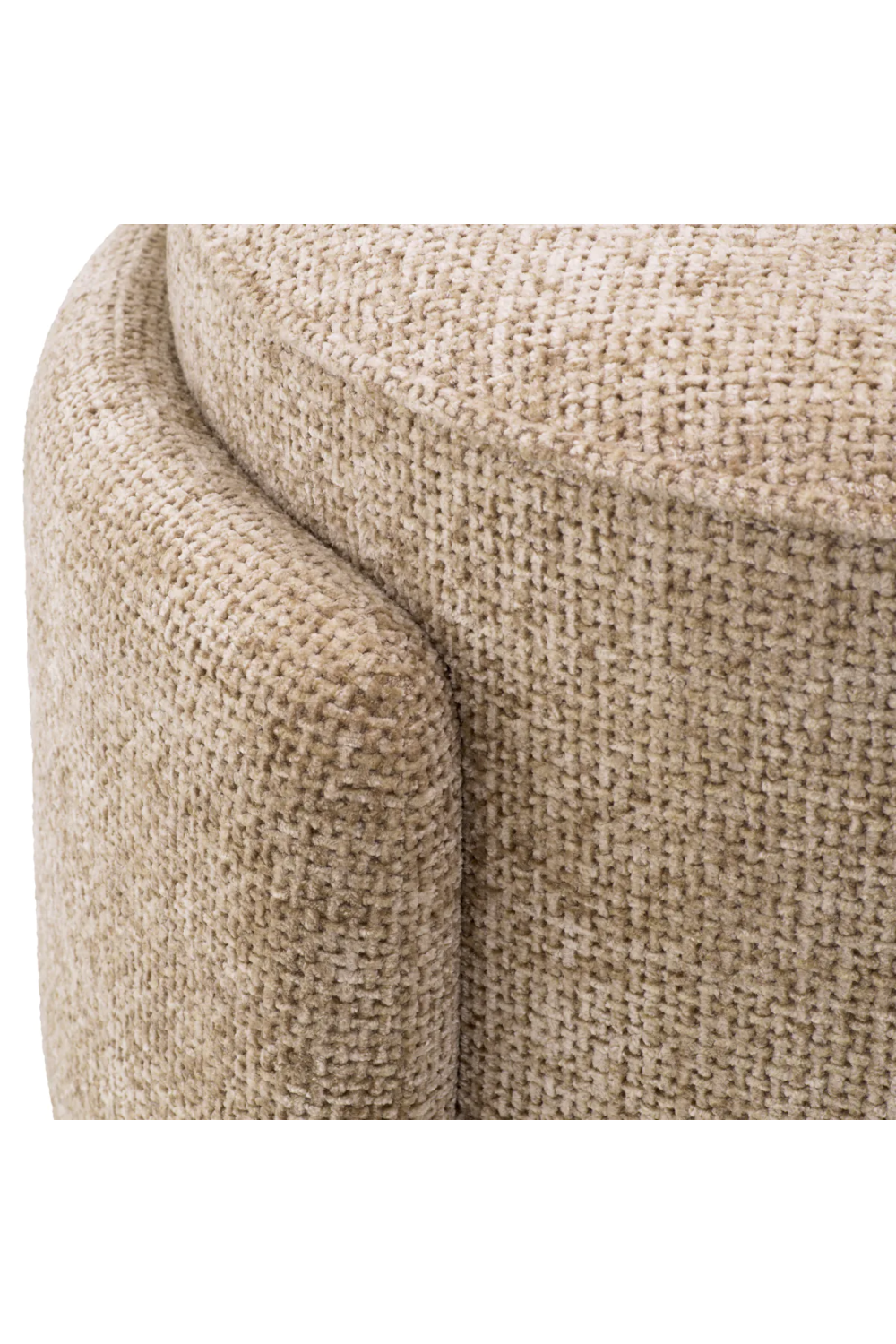 Round Upholstered Modern Stool | Eichholtz Ortega | Oroa.com