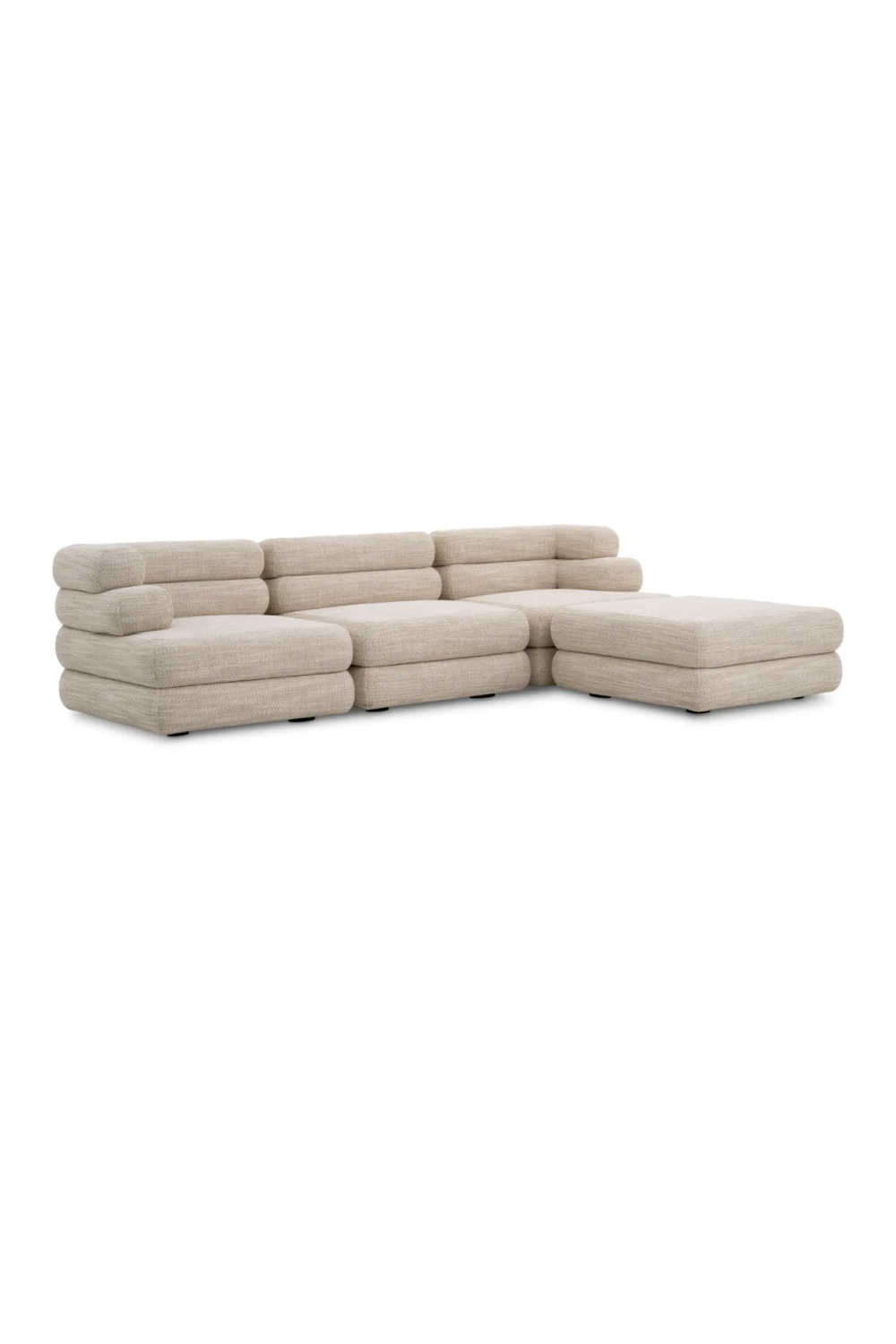  Beige Tiered Modular Sofa | Eichholtz Malaga | Oroa.com