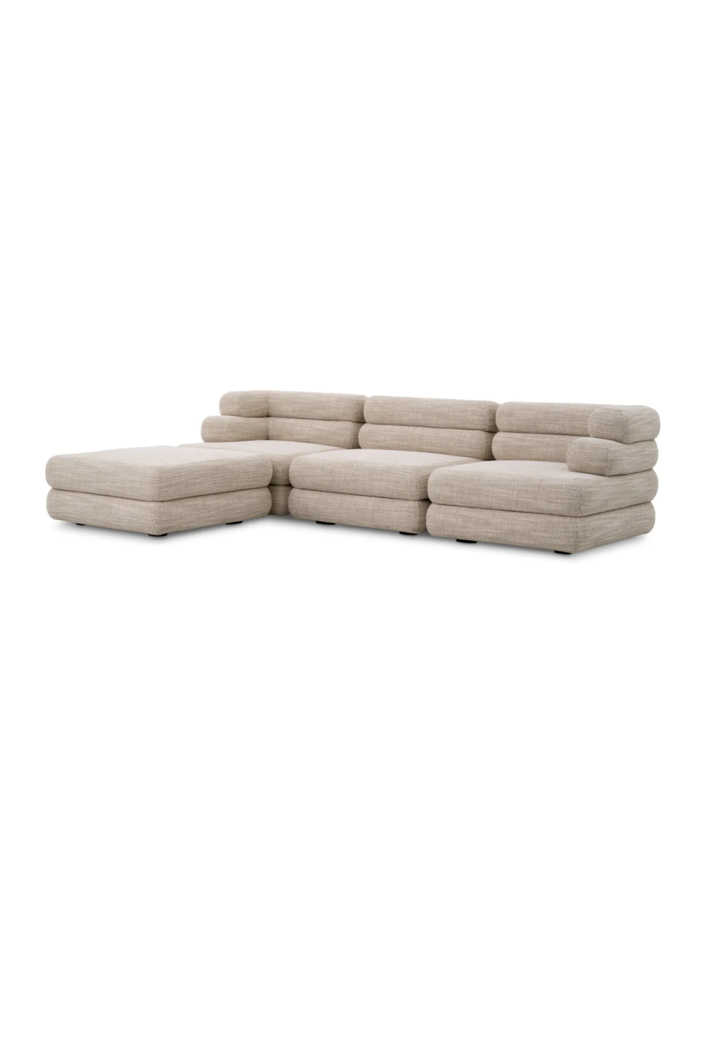  Beige Tiered Modular Sofa | Eichholtz Malaga | Oroa.com