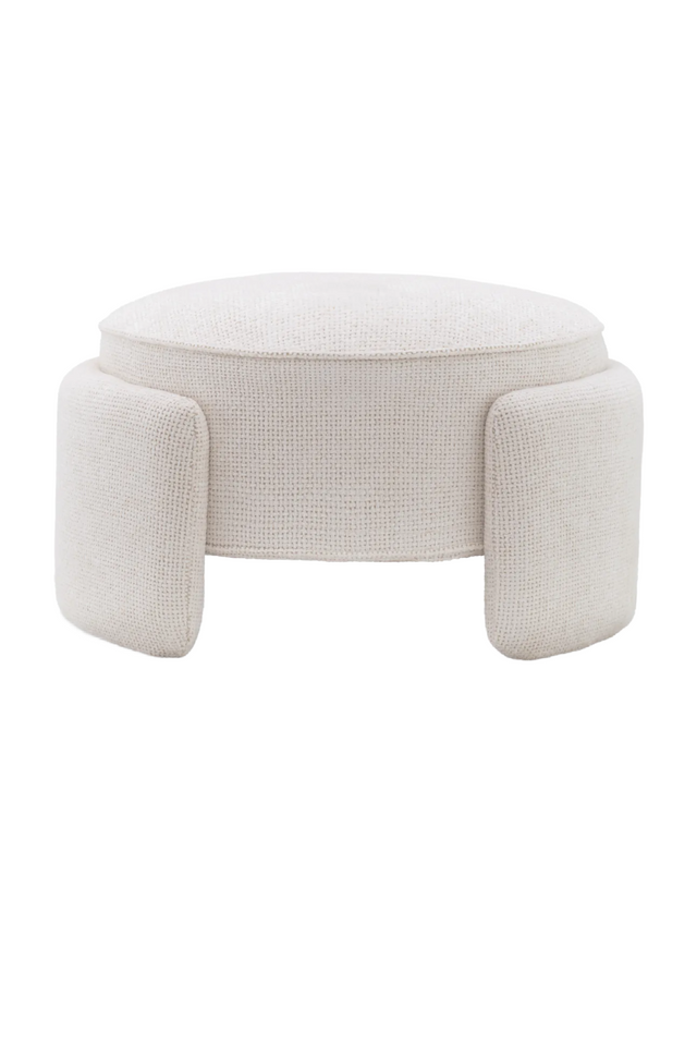 Round Upholstered Modern Stool | Eichholtz Ortega | Oroa.com