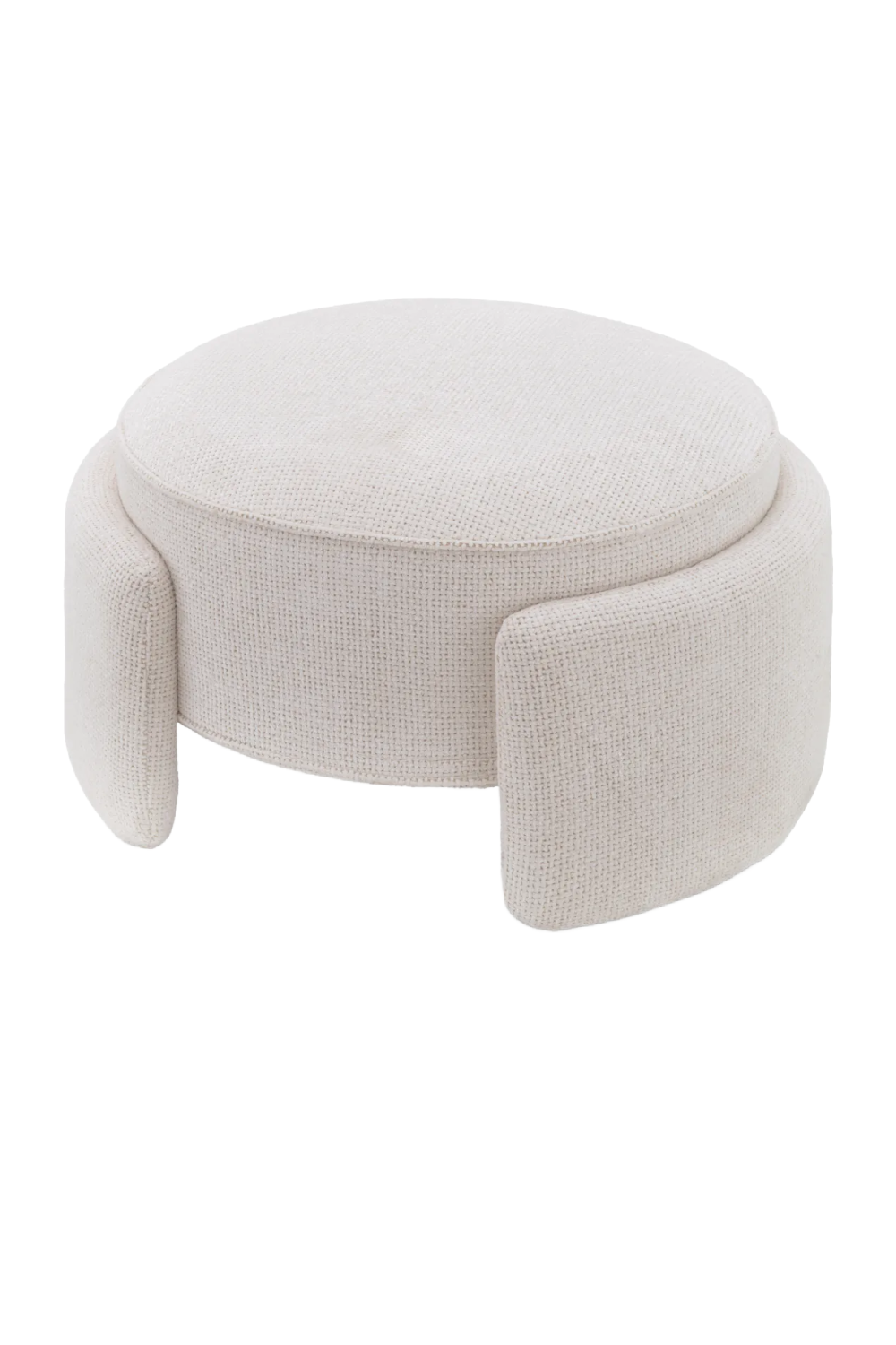 Round Upholstered Modern Stool | Eichholtz Ortega | Oroa.com