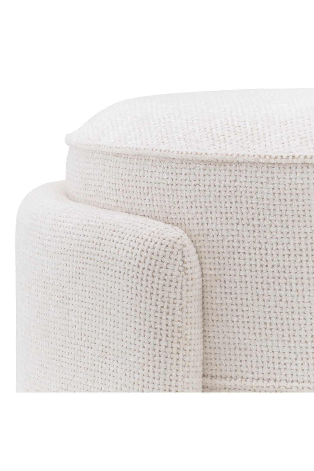 Round Upholstered Modern Stool | Eichholtz Ortega | Oroa.com