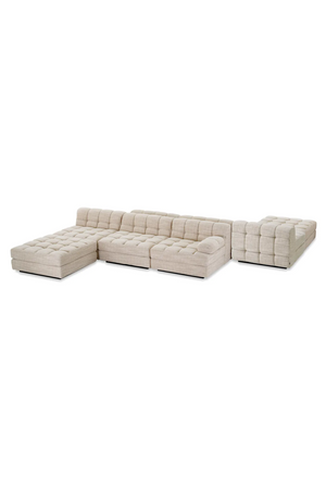 Beige Channeled Sofa | Eichholtz Dean | Oroa.com