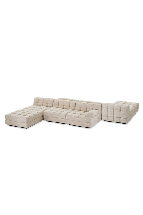 Beige Channeled Sofa | Eichholtz Dean | Oroa.com