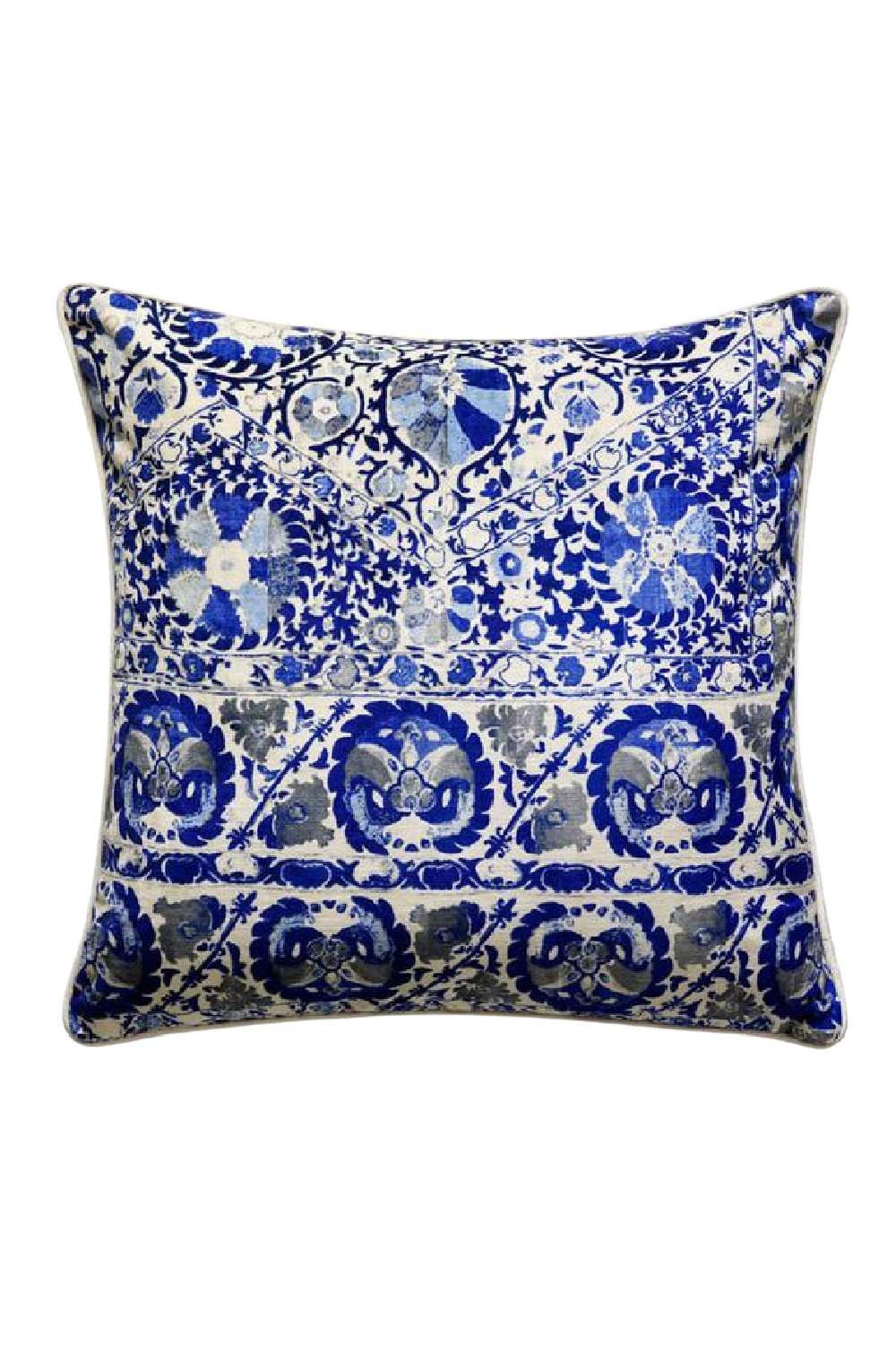 Velvet Vintage Suzani Cushion | Andrew Martin Iznik | OROA