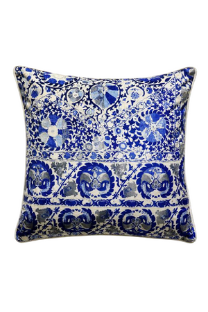 Velvet Vintage Suzani Cushion | Andrew Martin Iznik | OROA