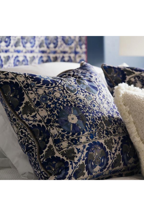 Velvet Vintage Suzani Cushion | Andrew Martin Iznik | OROA